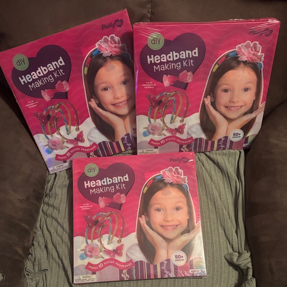 Pretty Pixels DIY Headband Making Kit 3 brand new complete kits..